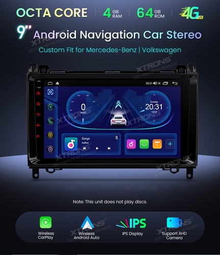 Xtrons autoradio mercedes - autoradio,